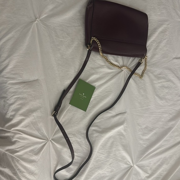 Kate Spade Brown Leather Crossbody Bag - Picture 6 of 8